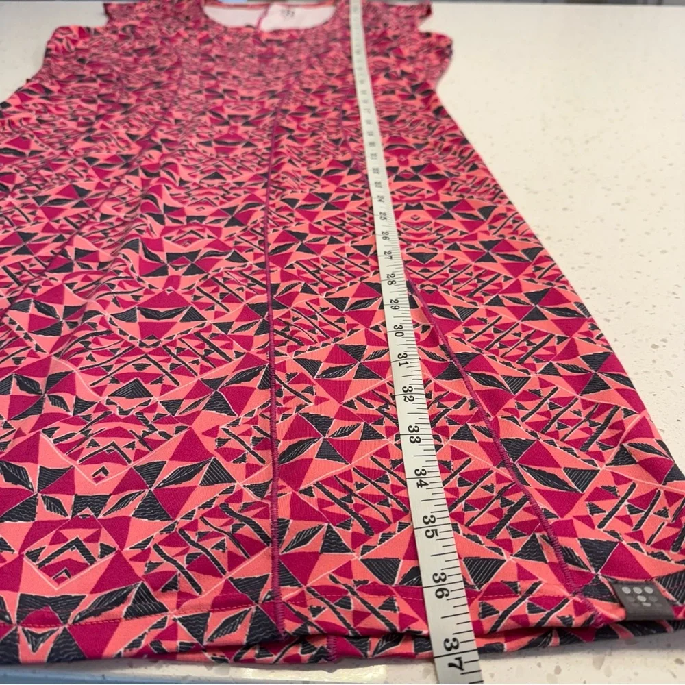 Title Nine Dream Dress Athletic Travel Golf Geometric Print Womens Medium - Picture 8 of 8